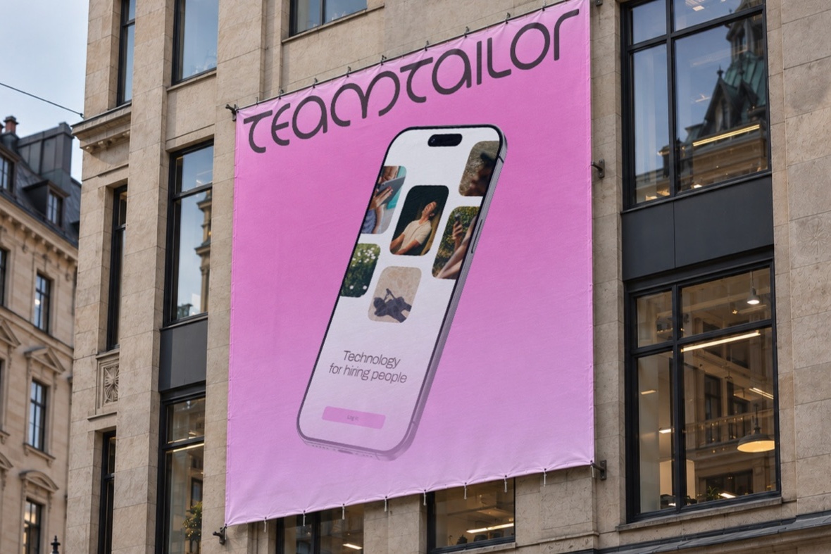 Nouvelle identité visuelle de Teamtailor et sa signature For hiring people